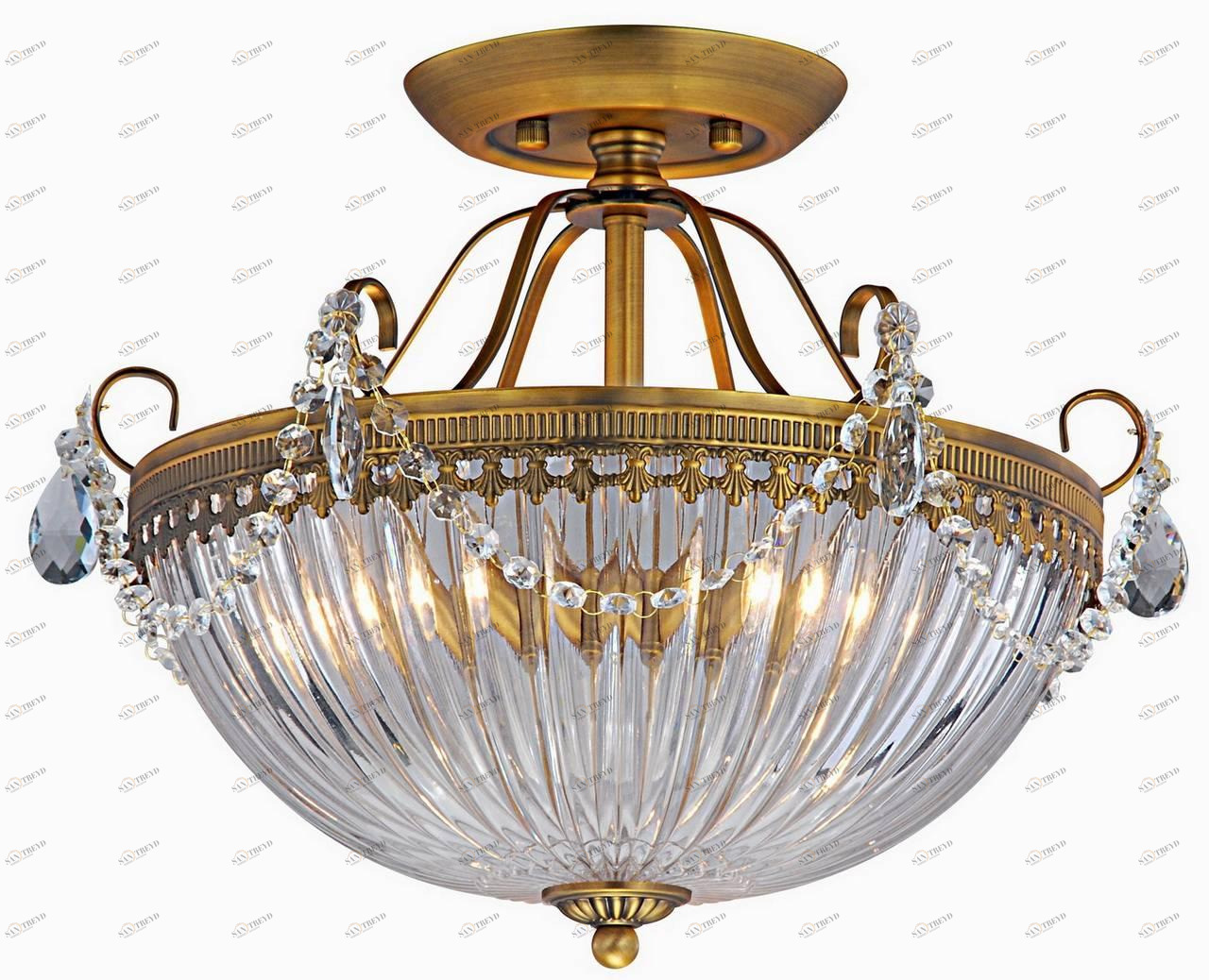 Потолочный светильник Arte Lamp Schelenberg A4410PL-3SR ARTE LAMP SCHELENBERG 073731 Латунь;прозрачный 