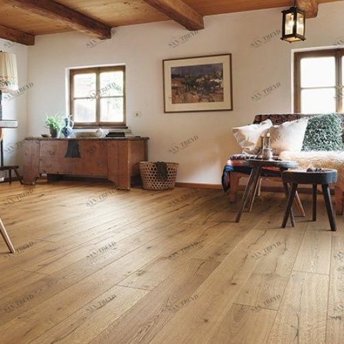 Паркетная доска Haro 4000 Series Top connect Алабама Дуб Рустик с брашью (Текстурированная) 2200х180 мм 529587