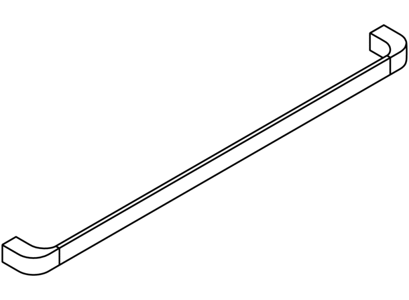 800.30.12040 держатель для банного полотенца HEWI System 800 - Вид №6