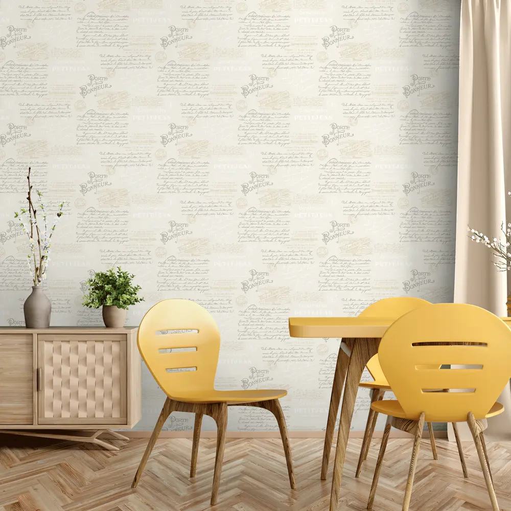 Victoria Stenova Michelle - Бежевые флизелиновые обои для элегантного интерьера 84534429 STLM-0829410 - Вид №2