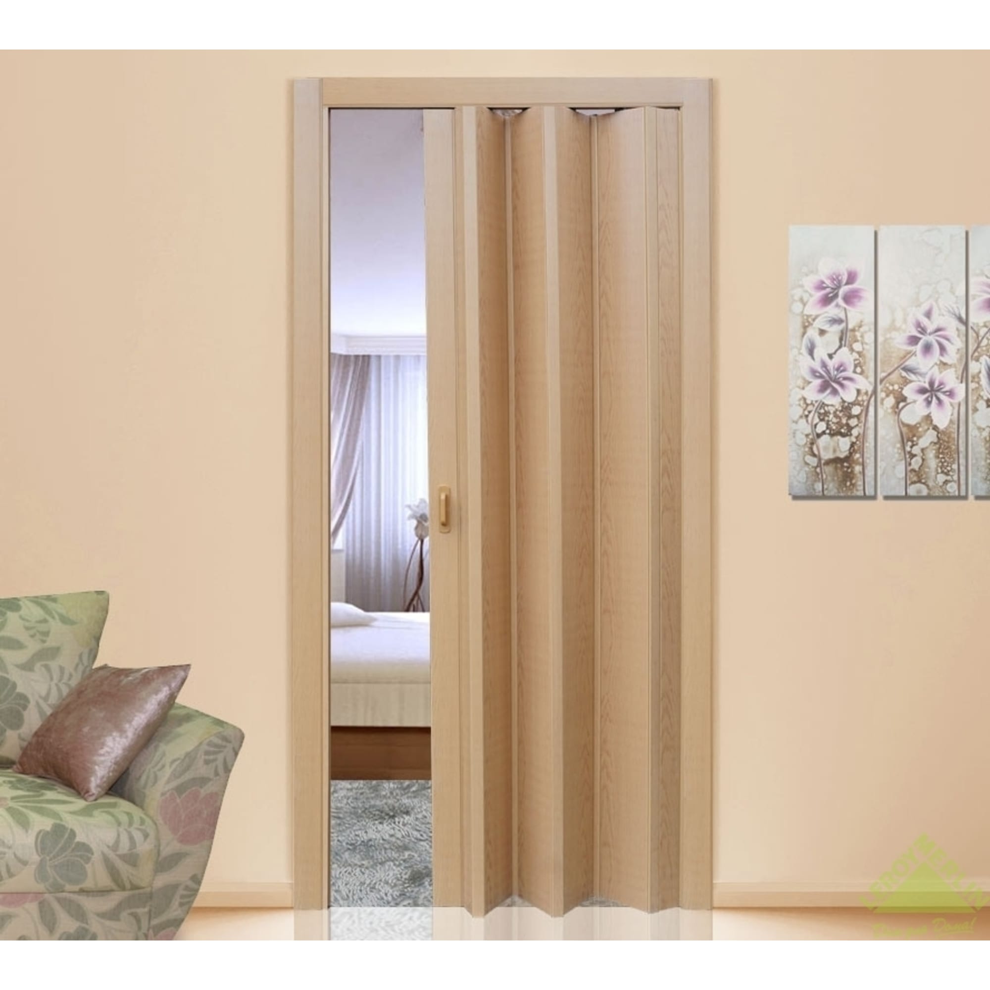 11733728 Дверь ПВХ Стиль 84x205 см, цвет состаренный дуб Santreyd STLM-0001440 - Вид №3