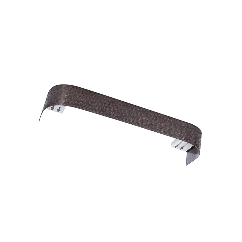 Карниз трехрядный Твил 160 см пластик цвет венге DOMLEGRAND STLM-2019663