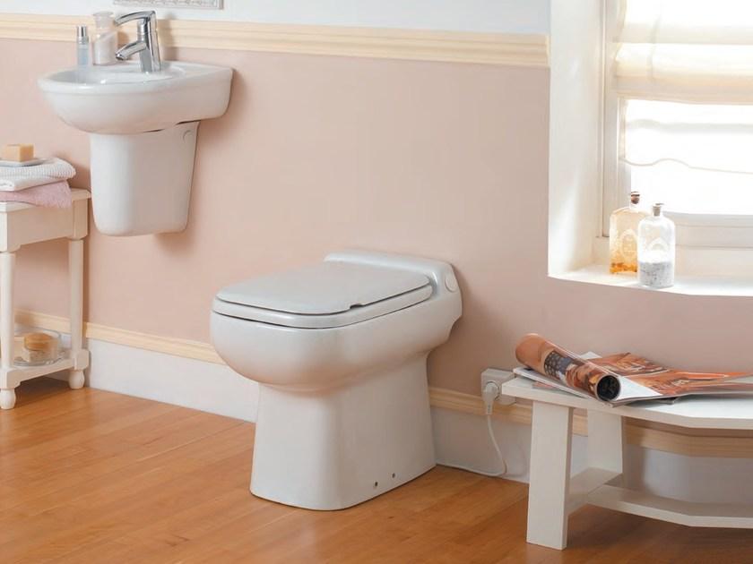 Cptls Приставной унитаз напольный Белый Sanitrit  Италия  - Вид №1