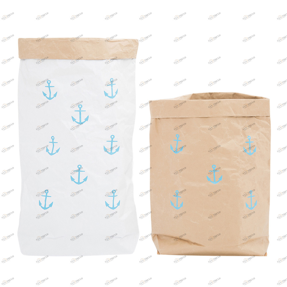 Эко-мешок для игрушек Small Anchors из крафт бумаги VAMVIGVAM  282024 Белый;бежевый Santreyd 
