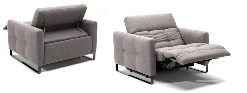 Natuzzi Кресло из мягкой ткани с подлокотниками Philo sun-id-1374165 - Вид №4