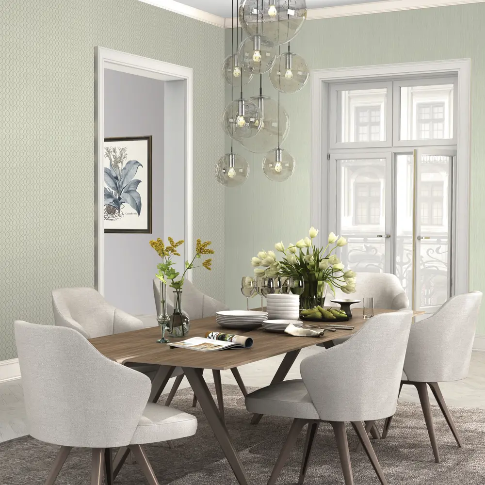 Обои флизелиновые Rasch Filigrano мятные 1.06 м 963236 STLM-2174474 - Вид №3