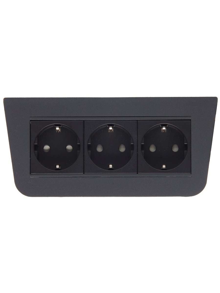 Блок электрических розеток Basic 12095 Anthracite NAVAKO 