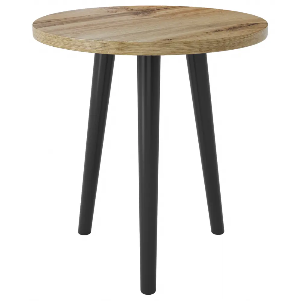 Кофейный столик круглый 39x39 см дуб SEASONS STLM-2070859 - Вид №1