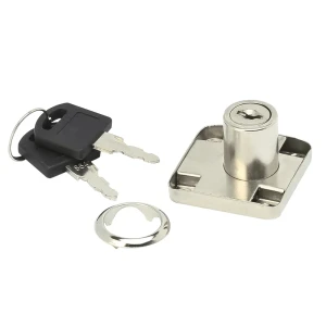 Замок мебельный накладной Lock.138, прямоугольный хромированный 82924122 STLM-2036008