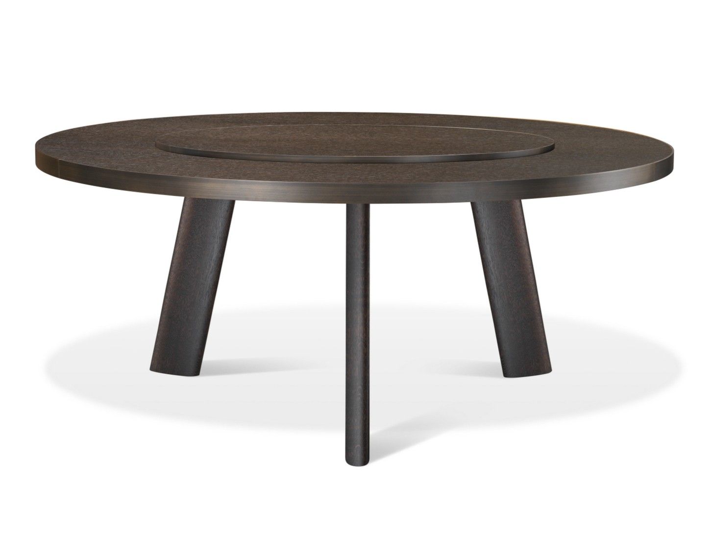 Круглый деревянный стол с Lazy Susan GHIDINI1961 Native ARCH-00066812