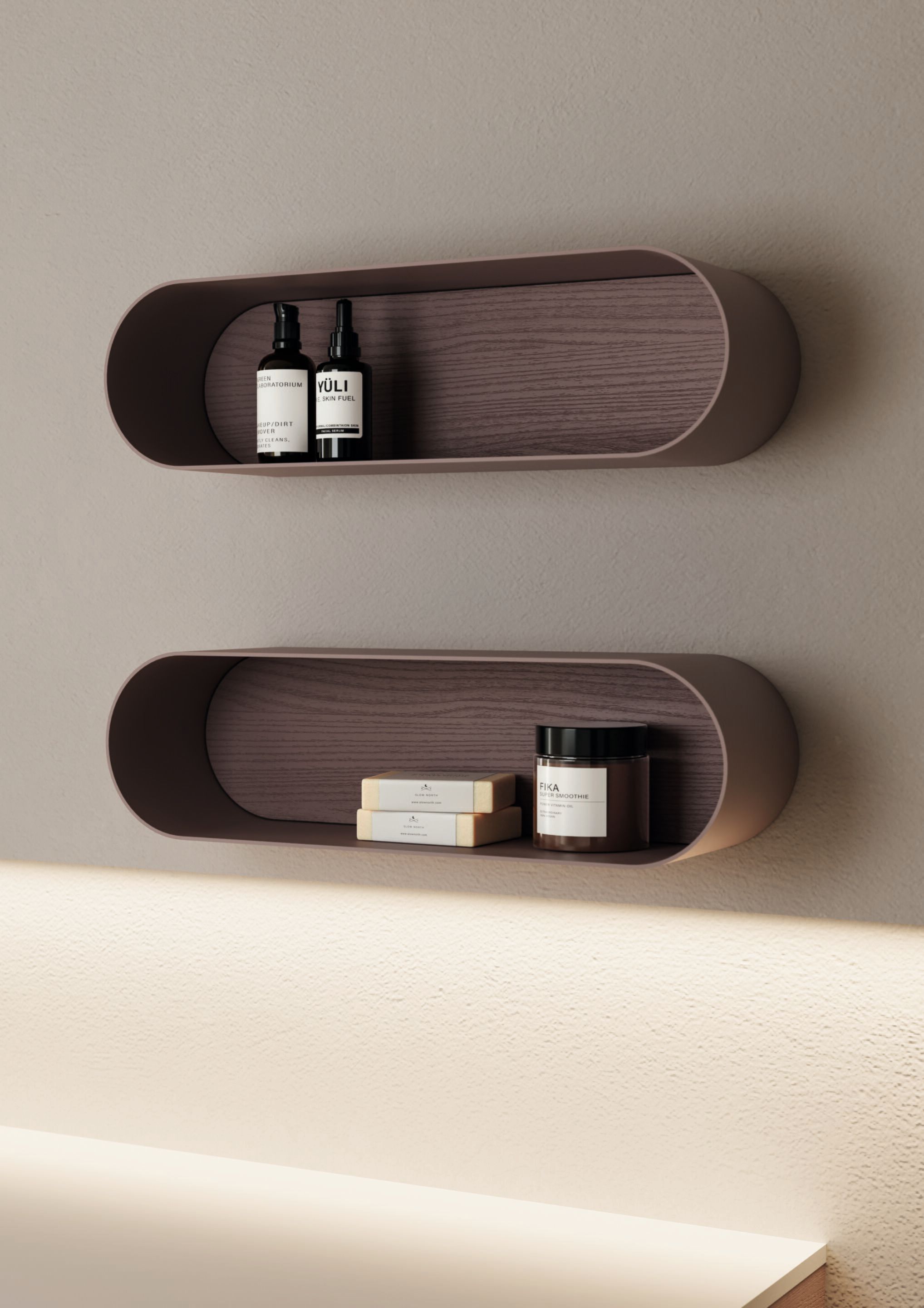 Подвесной туалетный столик с зеркалом Ideagroup Seventy Form ARCH-00121590 - Вид №3