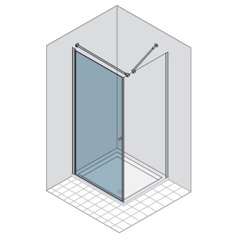 GPT1W Vertica collection Распашная дверь DUKA 44913 - Вид №1