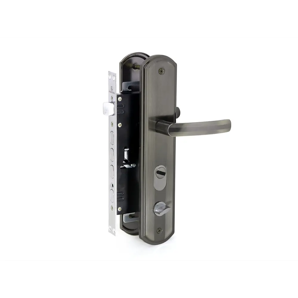 Замок врезной с ручками левый 82141625 STLM-2054707 PALLADIUM 