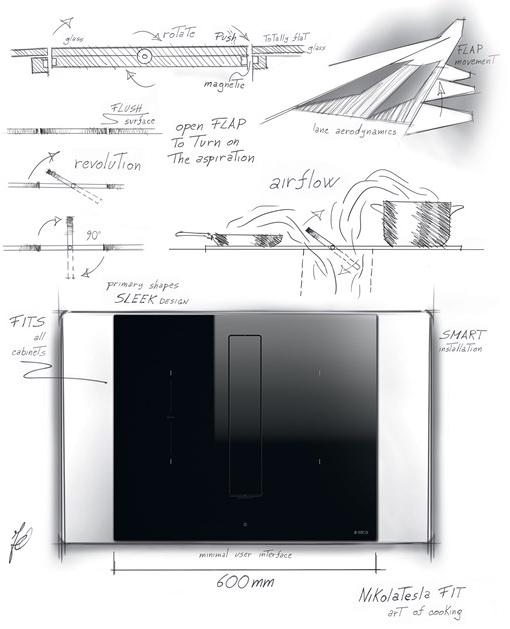 Elica Индукционная варочная панель со встроенной вытяжкой класса а Nikolatesla Prf0167053 / prf0167054  - Вид №9