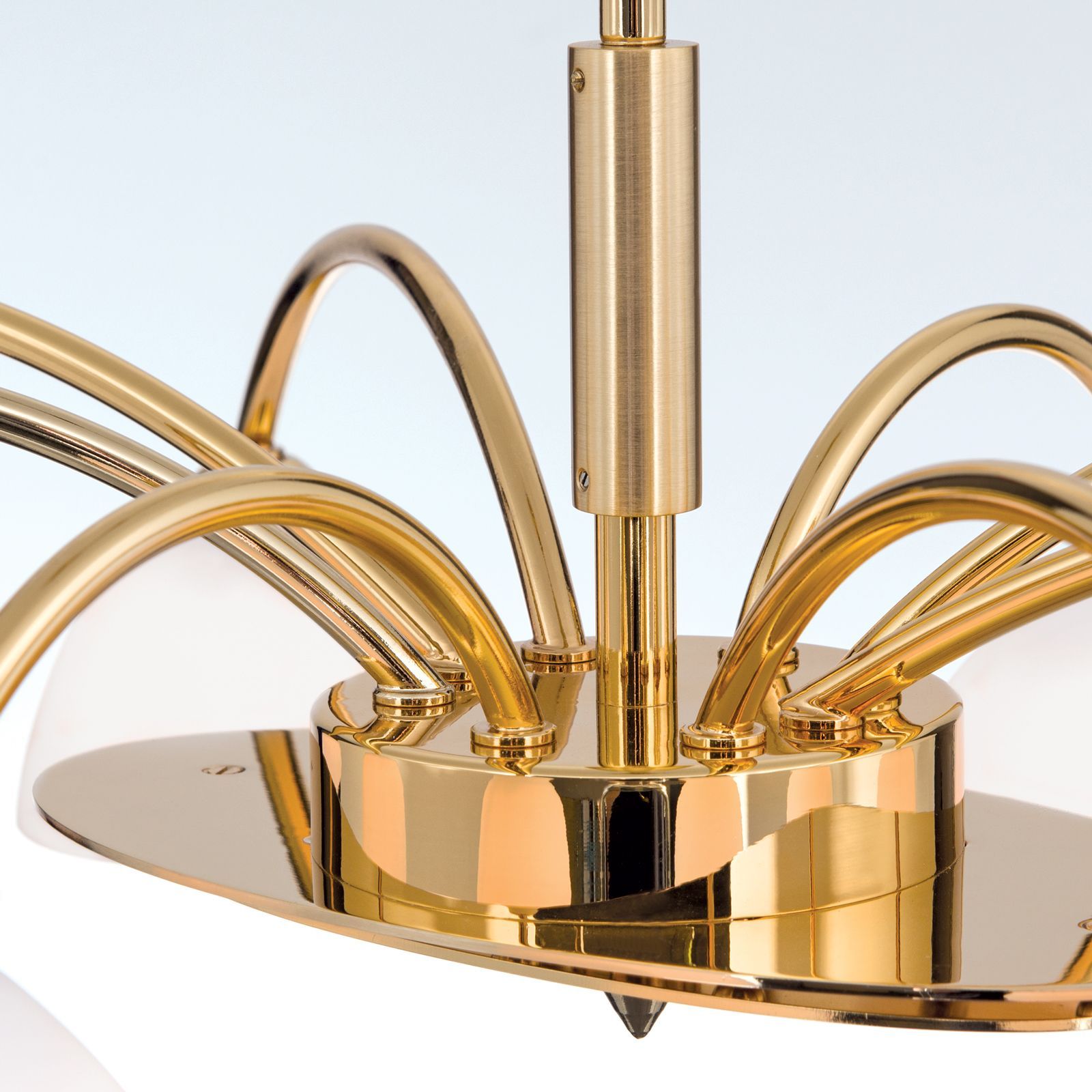 Люстра из латуни и опалового стекла Orion Opaldesign ARCH-00016490 - Вид №2