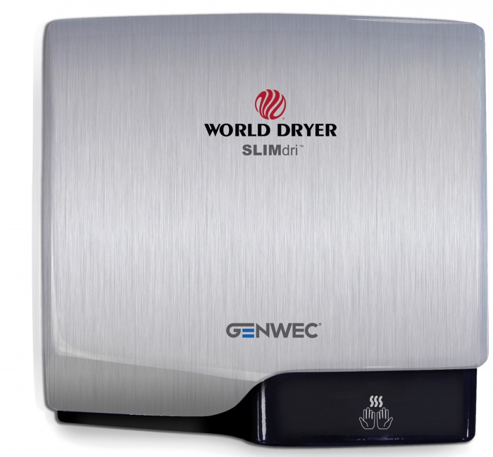 GW01 03 04 01 Genwec Сушилка для рук Slimdri из нержавеющей стали 