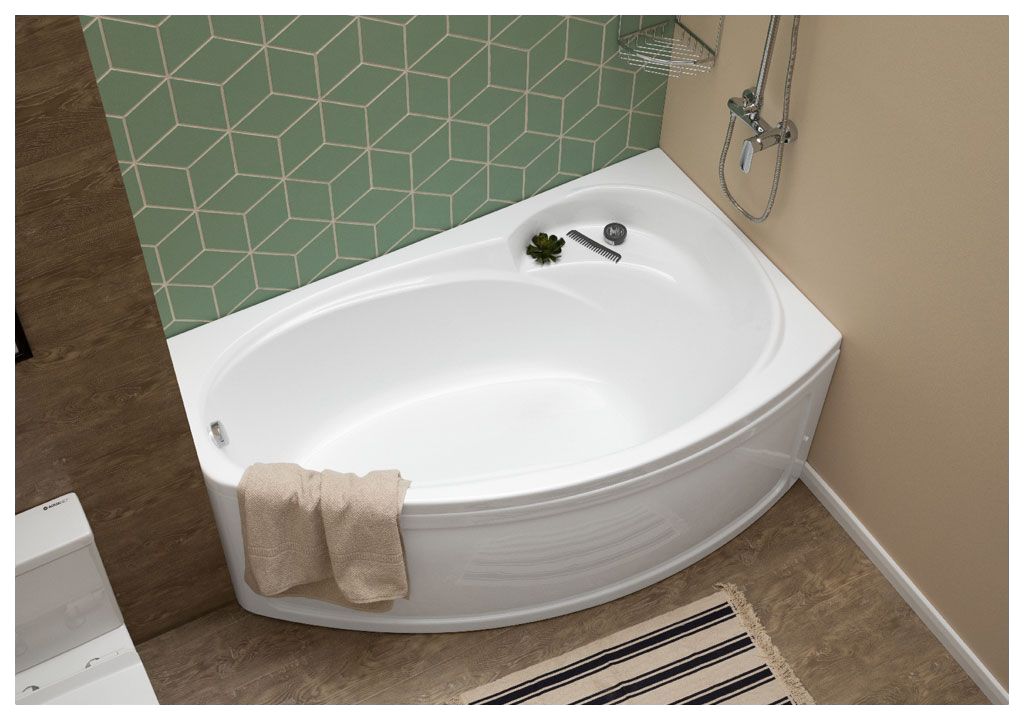 Акриловая ванна Aquanet Jersey 170x90 R (каркас + смеситель Aquanet Practic 2 AF111-63B) 002039890017934600216780 - Вид №4