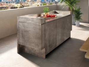 Стальная наружная кухня