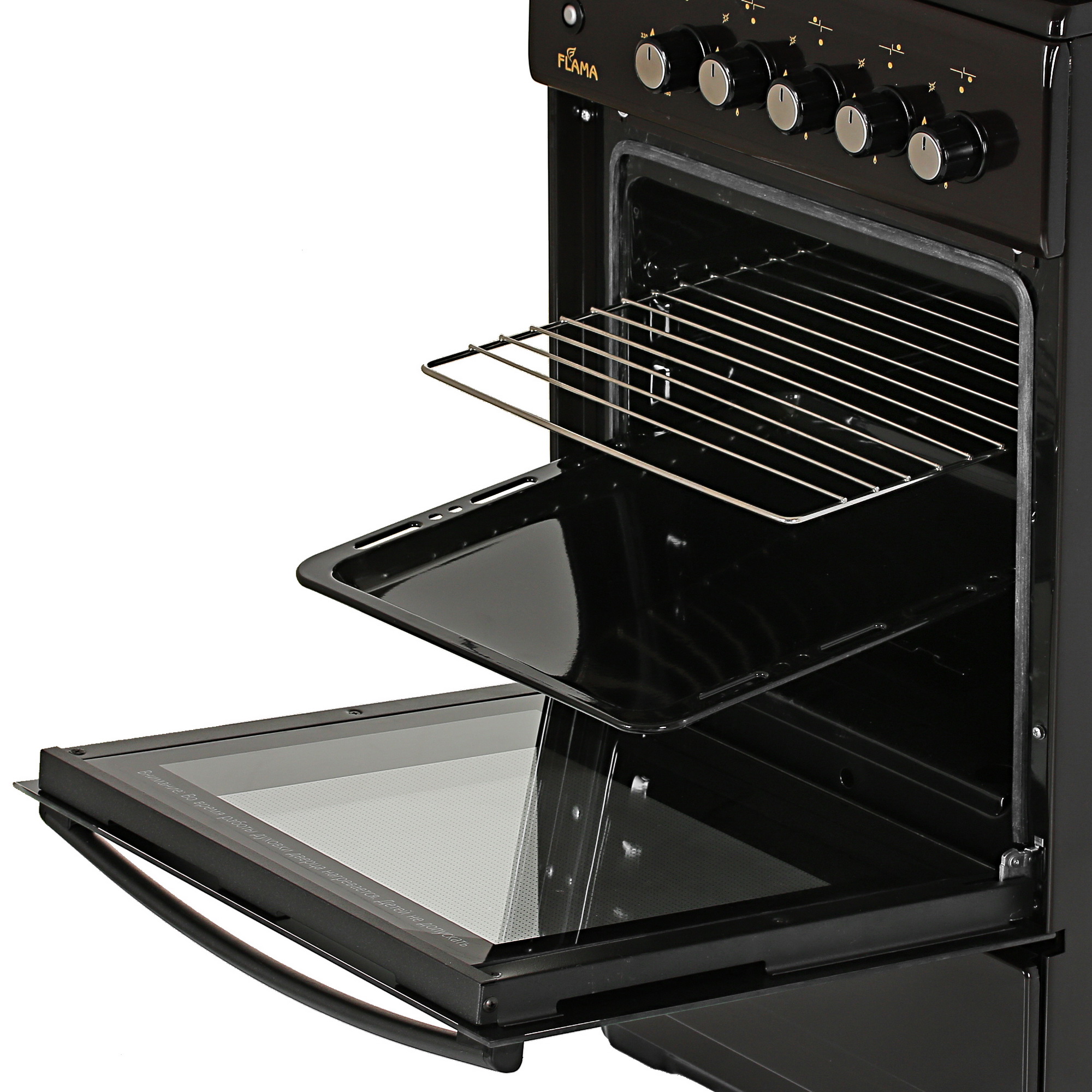 5305289 Газовая плита Flama N FG 24236 коричневый Flama group STDN-0030800 - Вид №5