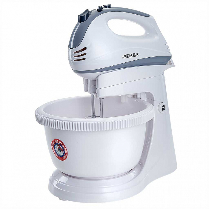 5354876 Миксер DELTA LUX DE-7901C белый STDN-0060448