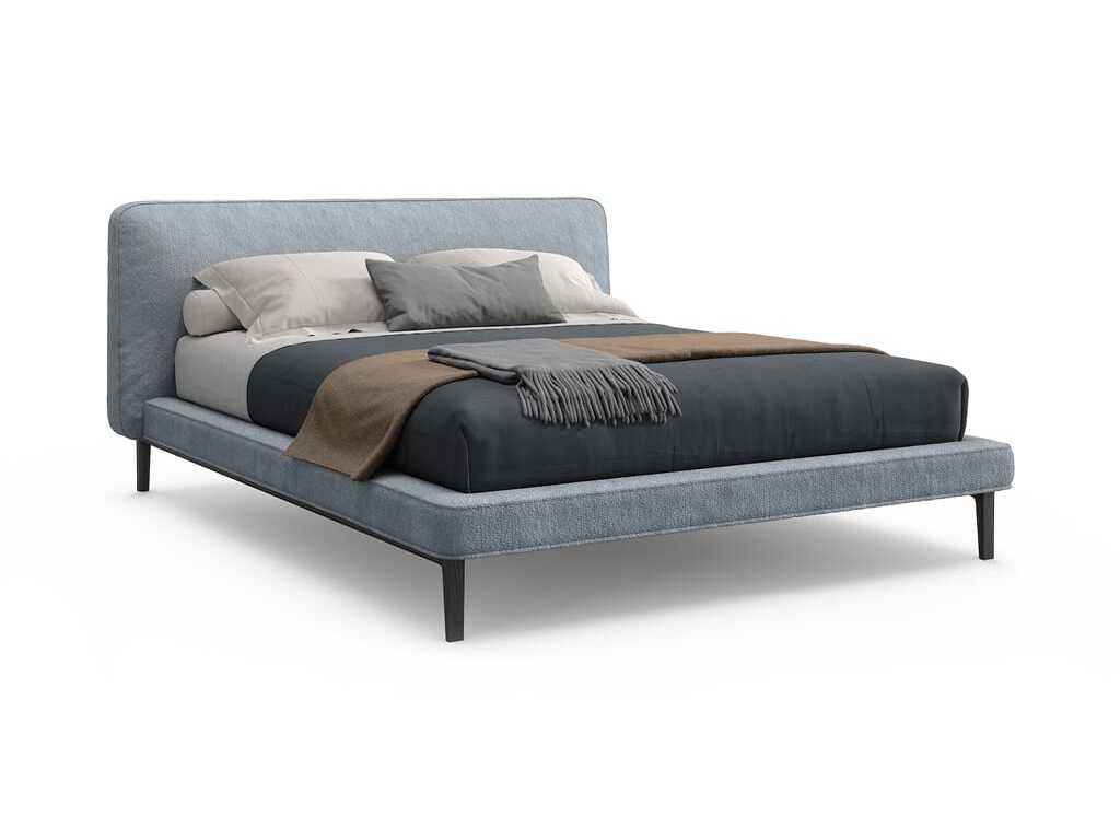 Двуспальная кровать с мягким изголовьем Novamobili SEEYOU ARCH-00096175