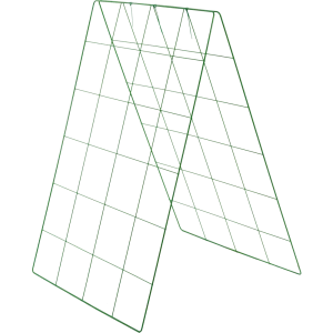 Шпалера для огурцов 78x115 см сталь зеленый