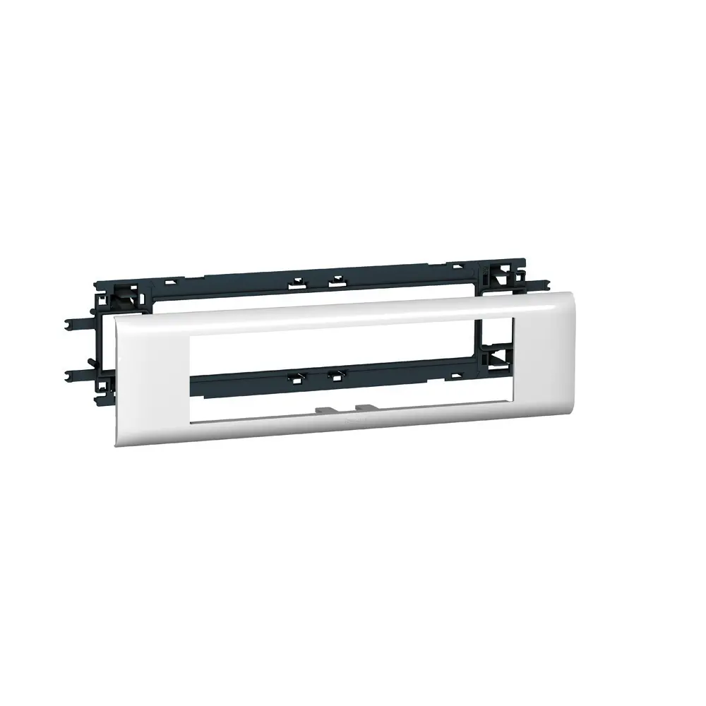 Рамка с суппортом Legrand DLP 8 модулей цвет белый STLM-2075236