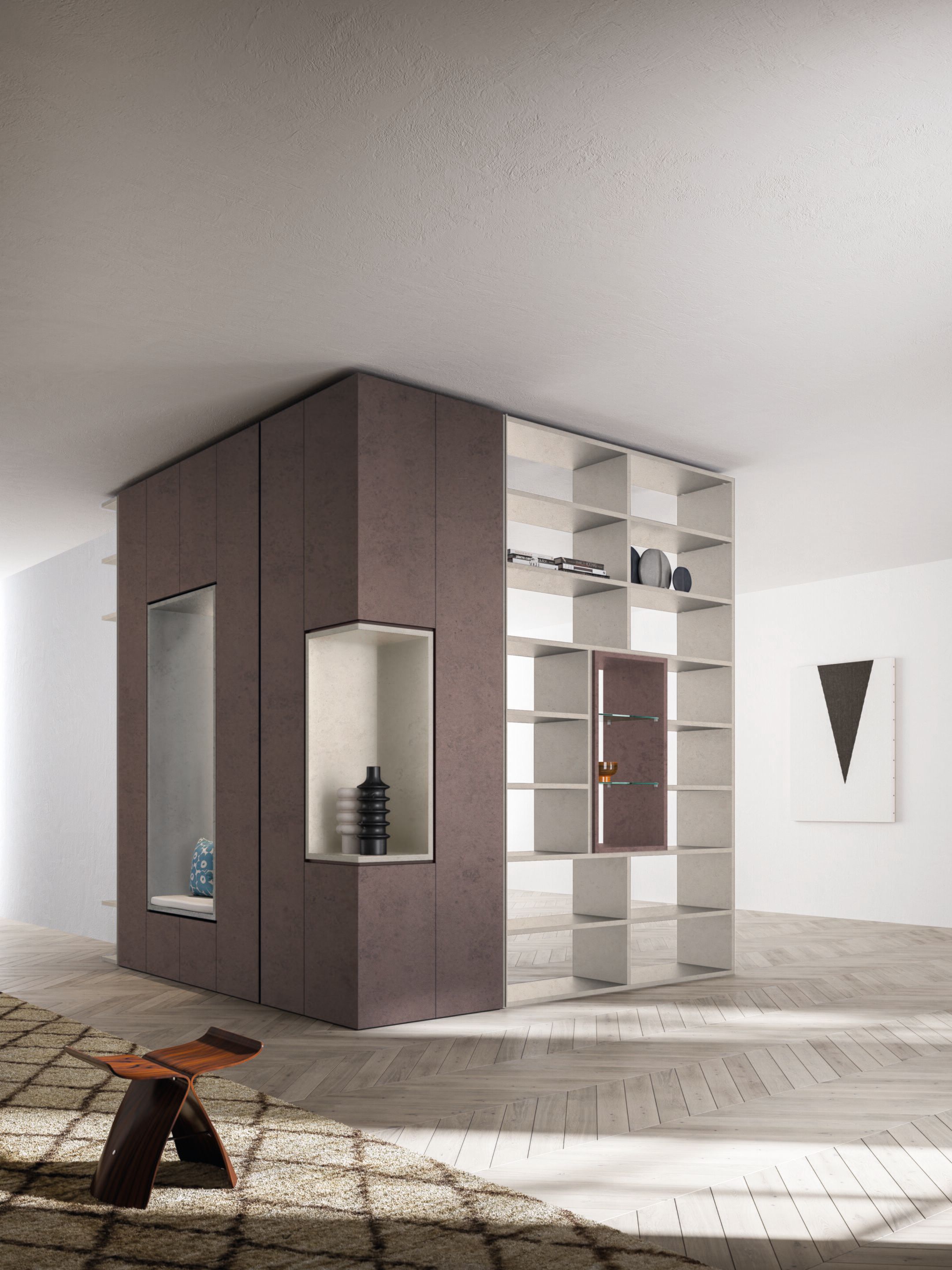 Секционный угловой шкаф Zalf Freespace ARCH-00038194 - Вид №1