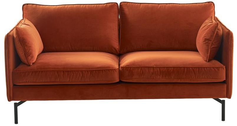 Pols Potten 2-х местный бархатный диван с огнестойкой обивкой Ppn 552-020-016  - Вид №1