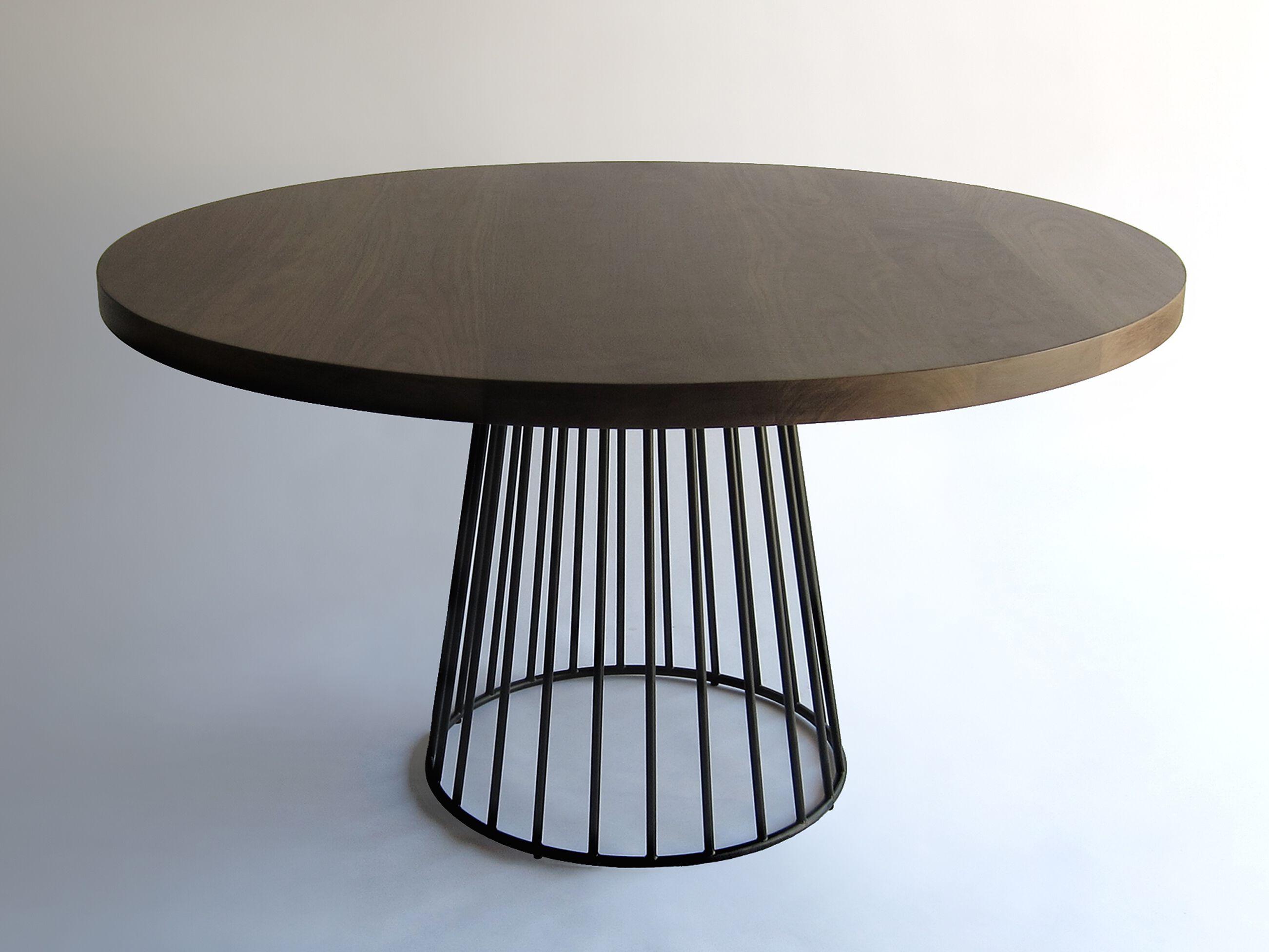 Круглый обеденный стол из массива дерева Phase Design Wired ARCH-00149223