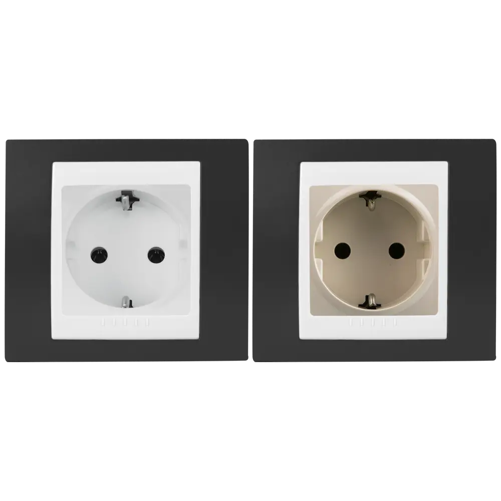 Рамка для розеток и выключателей Systeme Electric Unica 1 пост, цвет какао/белый STLM-2136289 - Вид №1