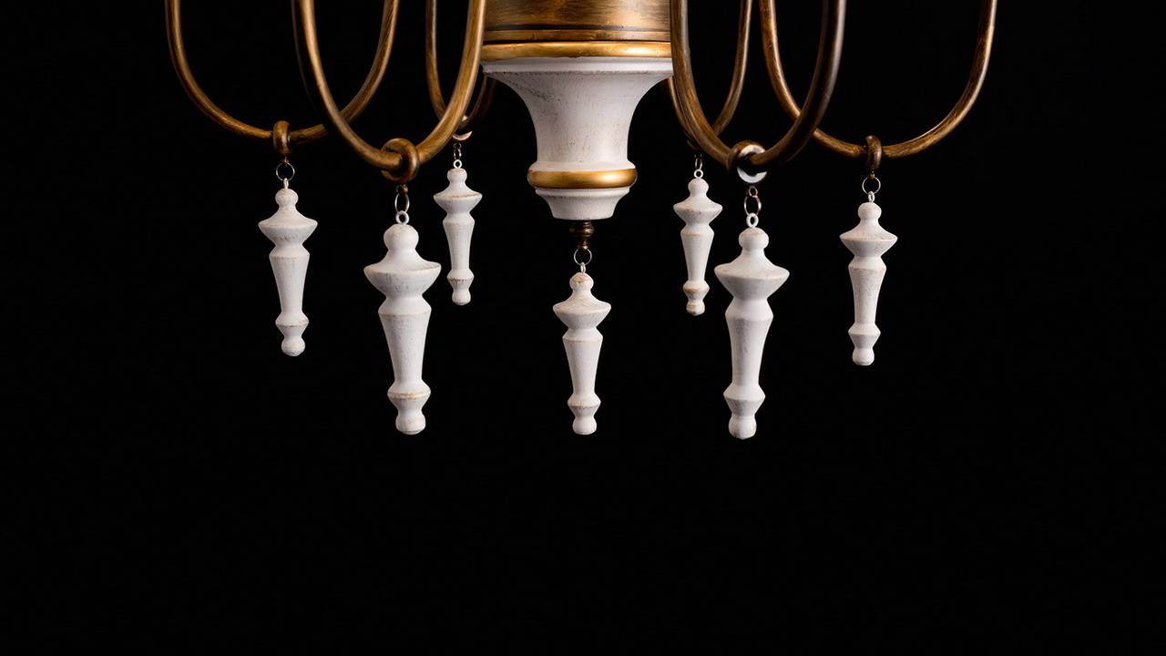 Подвесная люстра Arte Lamp Fortezza A1843LM-6BG ARTE LAMP ДИЗАЙНЕРСКИЕ, FORTEZZA 056332 Коричневый  - Вид №3
