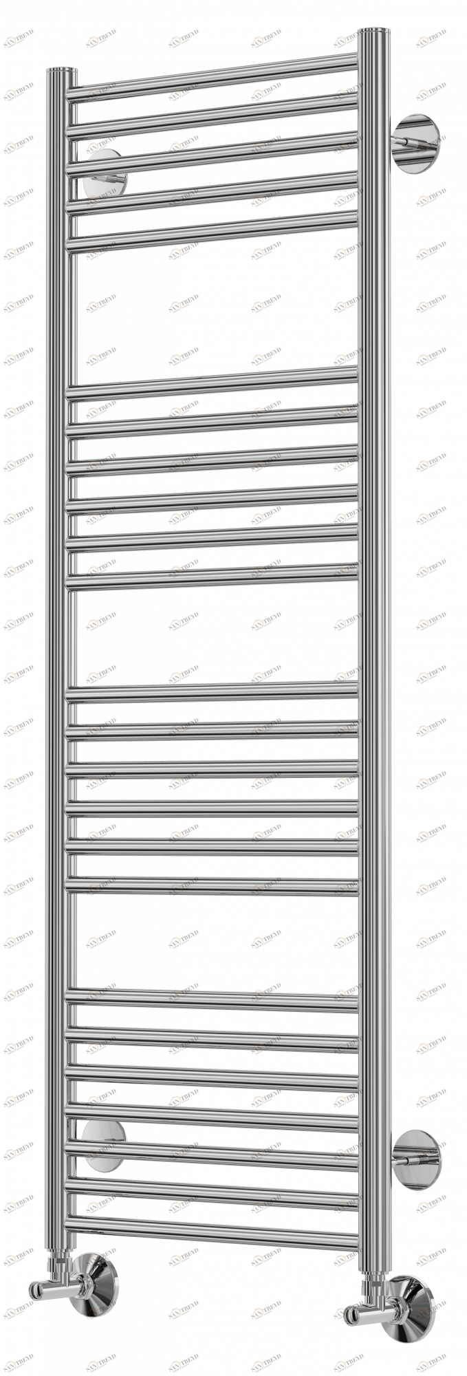 4660059582269 СТАНДАРТ Аврора П22 400х1200 (7+5+5+5) Полотенцесушитель TERMINUS Нержавеющая сталь