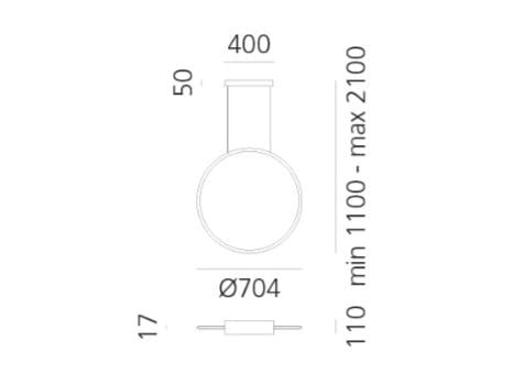 Алюминиевый светодиодный подвесной светильник Artemide Discovery ARCH-00111424 - Вид №14
