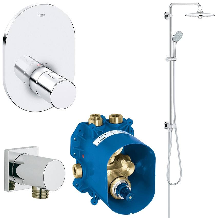 Готовый комплект для душа GROHE Grohtherm 3000 Cosmopolitan (NSB0122)