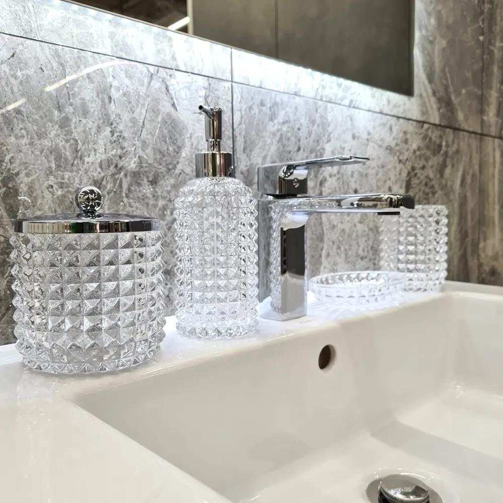 Стеклянная мыльница PROFFI HOME Crystal Clear 85323488 Glass STLM-0061368 - Вид №5