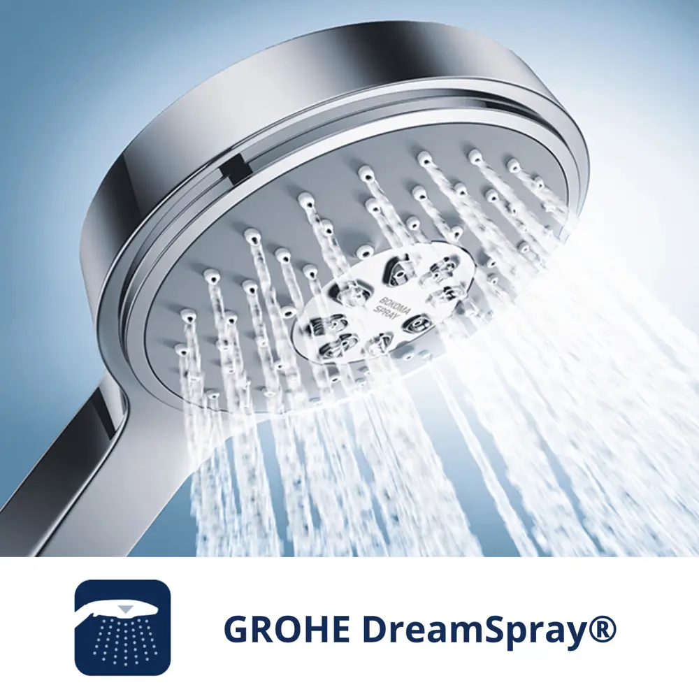 Душевая стойка Grohe Vitalio Start Clova 2 режима с термостатом 82559325 STLM-2188499  - Вид №15