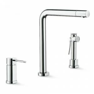 Полный комплект, состоящий из однорычажного смесителя для мойки MOONY NEWFORM Италия