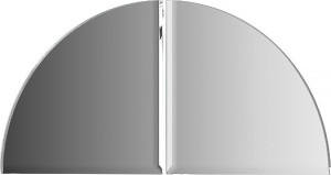 BY 1432 Зеркальная плитка с фацетом 5 mm - комплект 2 шт EVOFORM Refractive