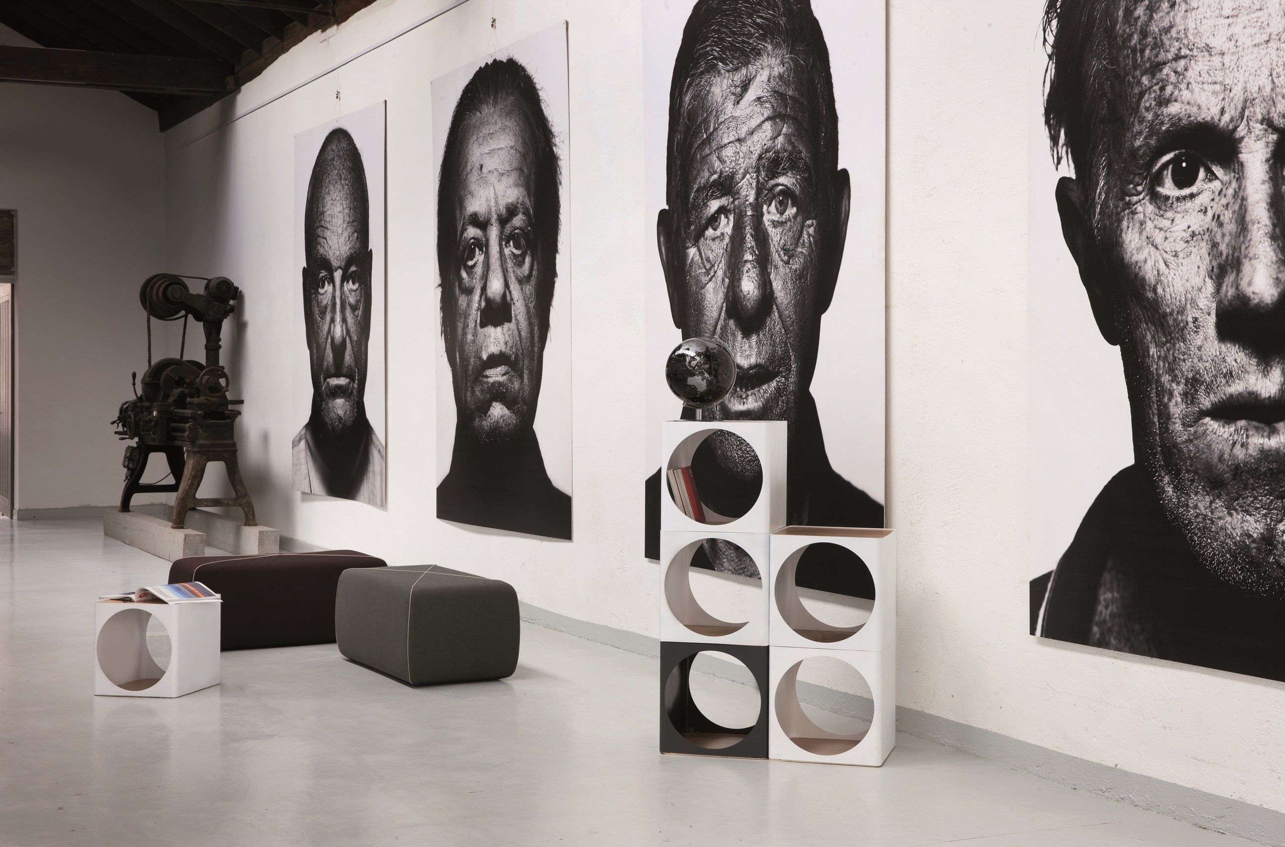 Модульный книжный шкаф из листового металла B-LINE RING ARCH-00102460 - Вид №4