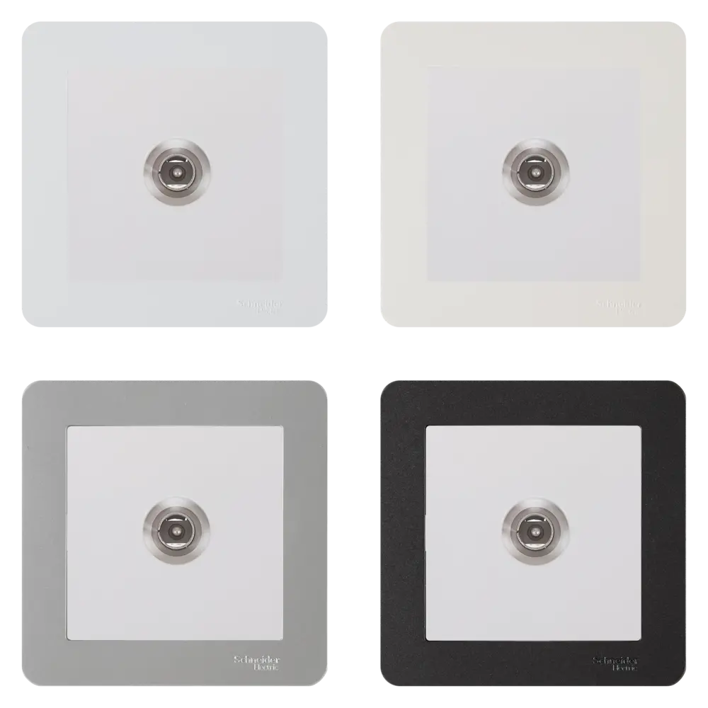 TV-розетка SYSTEME ELECTRIC W59 для скрытого монтажа 18799105 STLM-1104262 - Вид №1