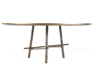 Круглый мраморный стол для гостиной Eramosa