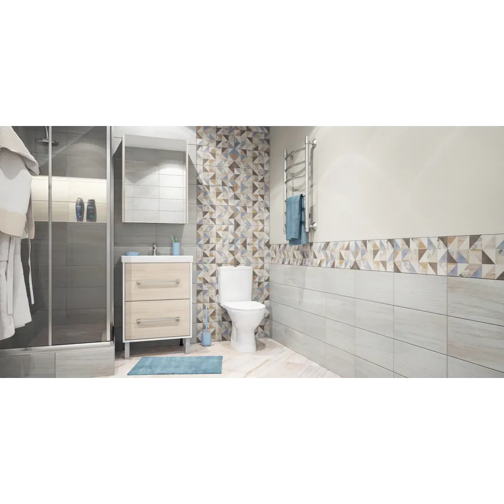 Унитаз-компакт Roca Mitos косой выпуск двойной слив STLM-2004435 - Вид №4