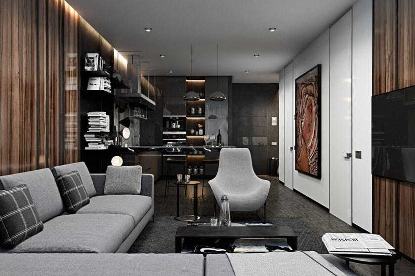 ZonaUno Распашная дверь заподлицо со стеной со скрытыми петлями sun-id-1439037 - Вид №21