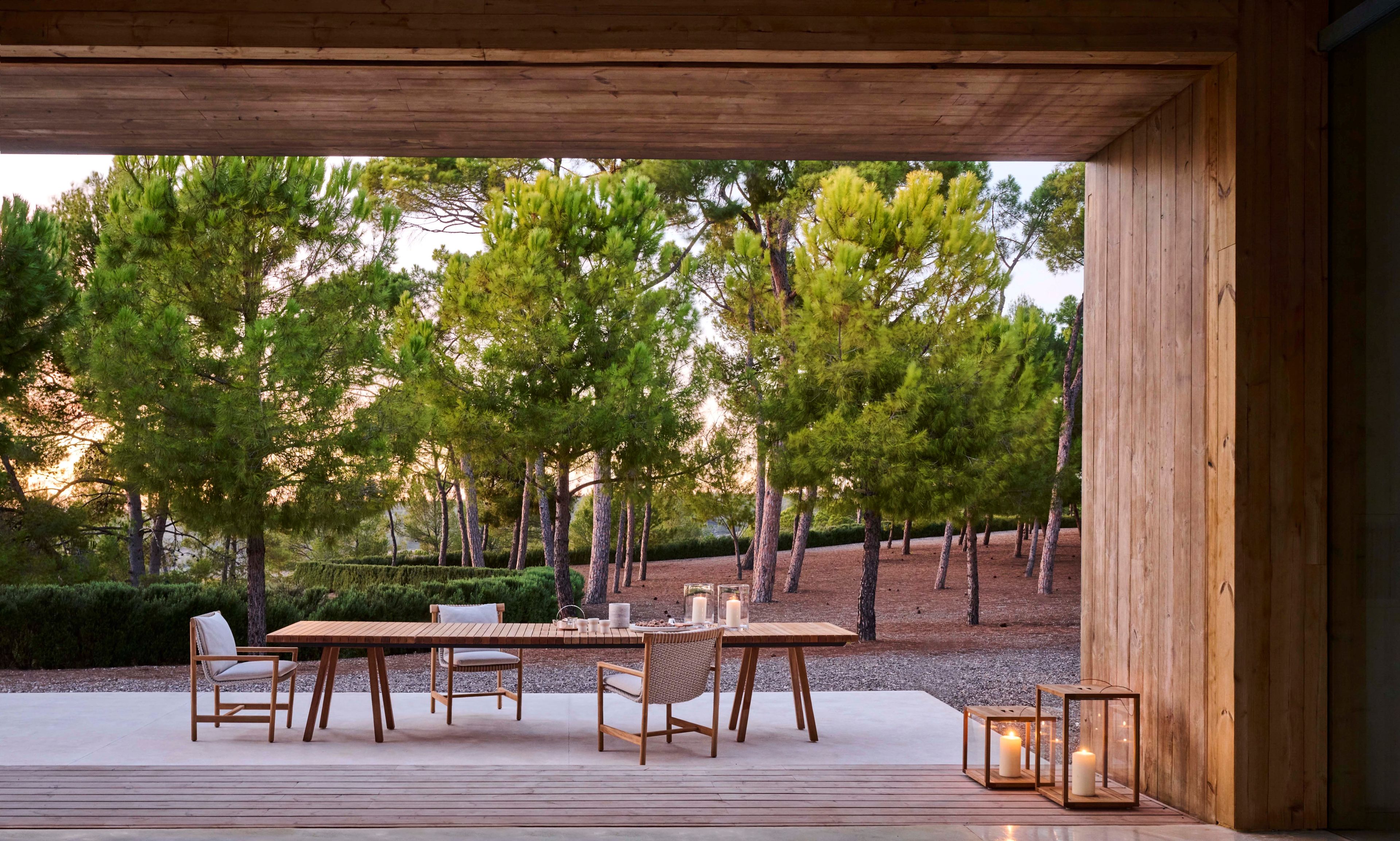 Стул для сада из тикового дерева с подлокотниками TRIBÙ Amanu ARCH-00135515 - Вид №7