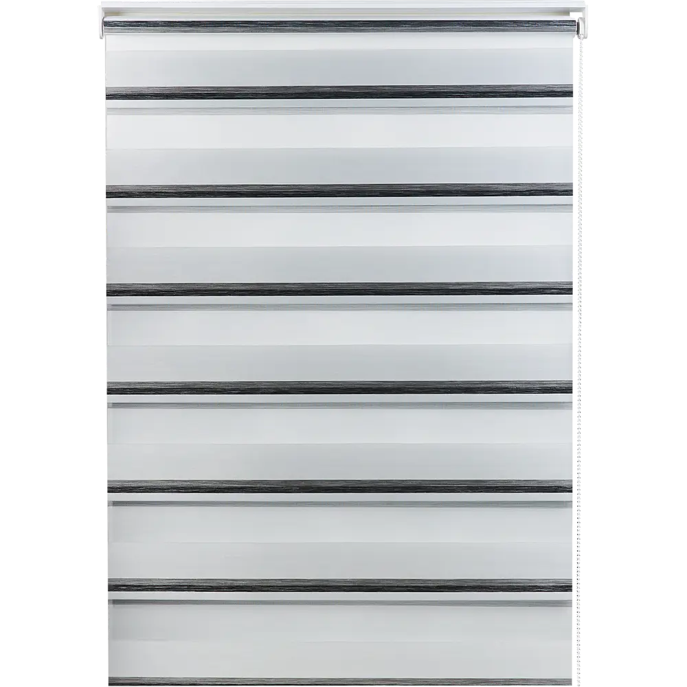 Штора рулонная день-ночь Лечче 100x160 см серо-молочная MIAMOZA STLM-2047337