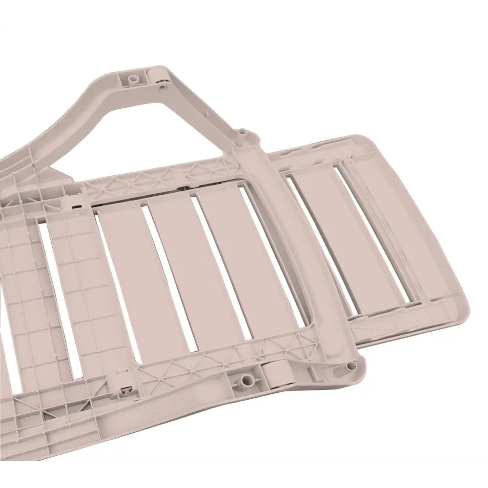 Шезлонг Adriano Classic 187х65х31 см пластик какао Santreyd STLM-2072409 - Вид №2