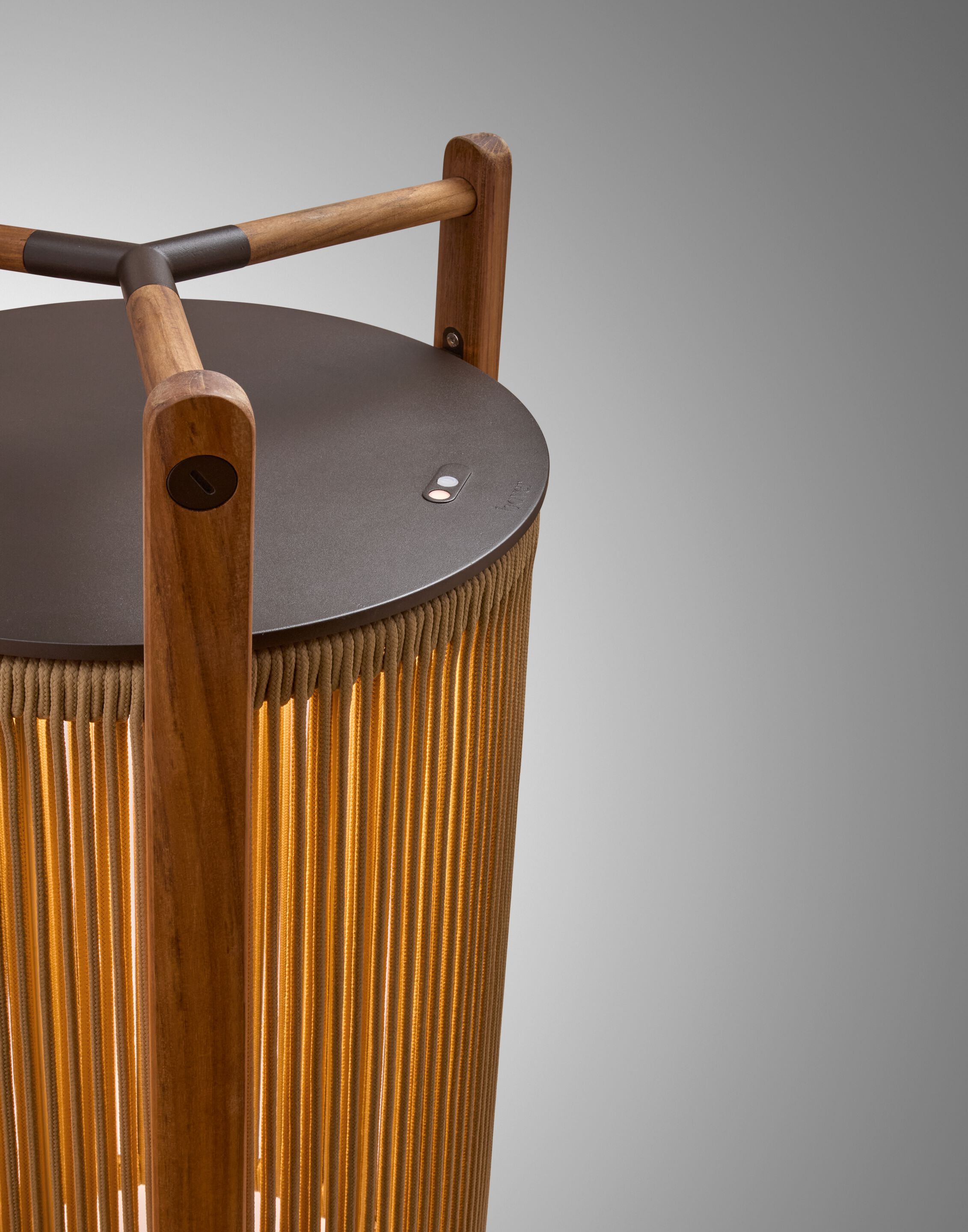 Торшер из тикового дерева с батарейным питанием Bover Kando ARCH-00084519 - Вид №2