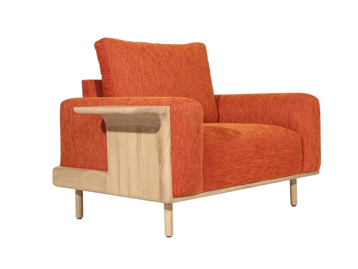 Тканевое кресло с подлокотниками и журнальным столиком Alankaram Gilid ARCH-00095387 - Вид №1