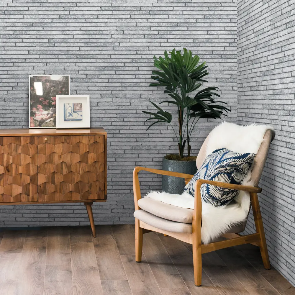 Обои флизелиновые Marburg Project серые 1.06 м 97730 STLM-2144515 - Вид №3